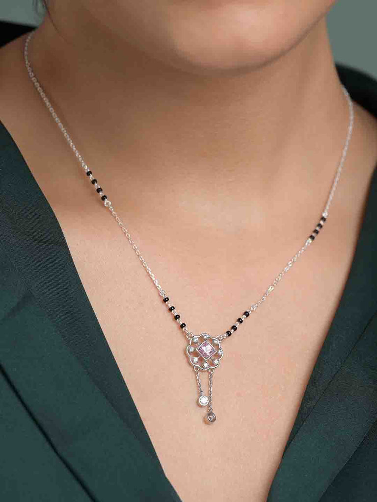 Silver Dhriti Mangalsutra