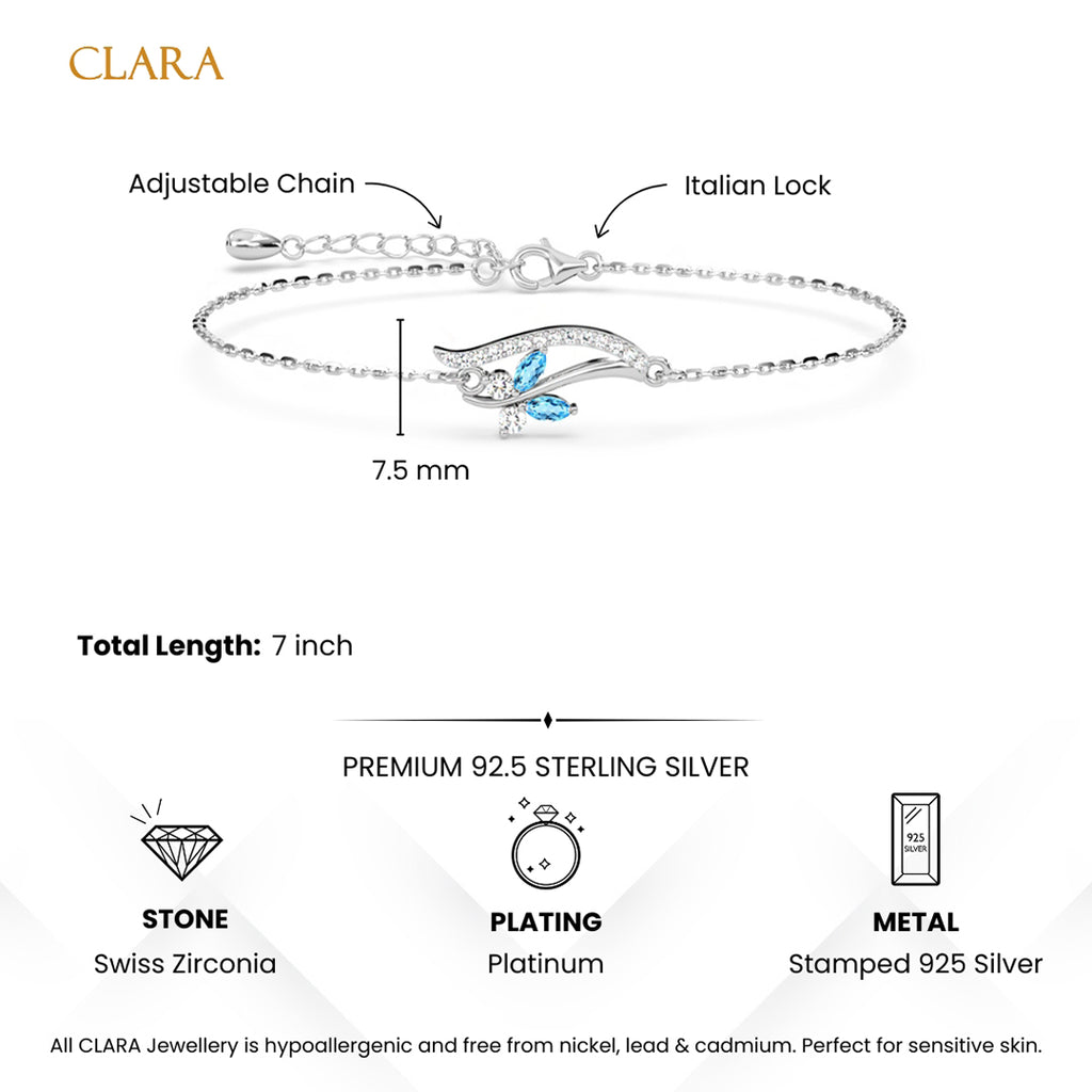 Silver Butterfly Bracelet