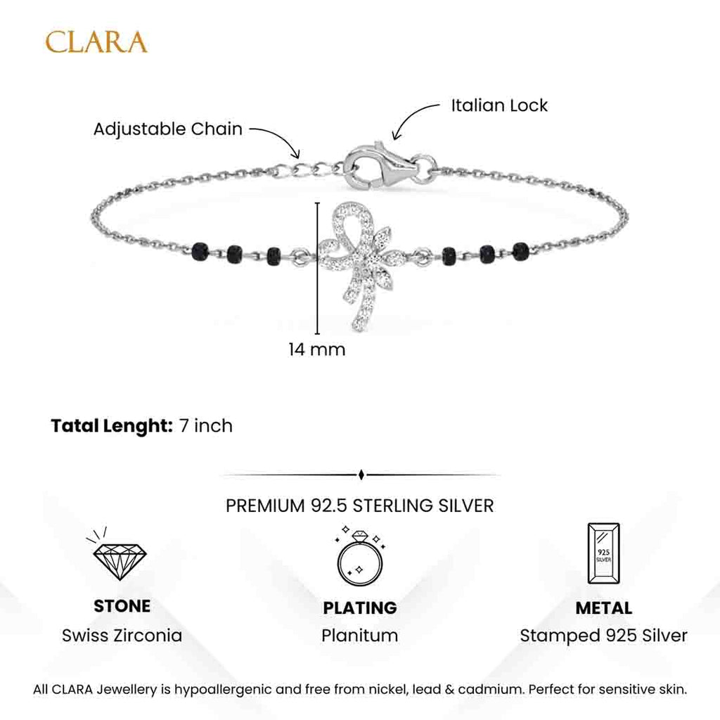 Silver Irya Mangalsutra Bracelet