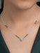Silver Shanvika Heart Solitaire Mangalsutra