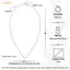 Silver Zelina Box Chain Necklace in 18 inches