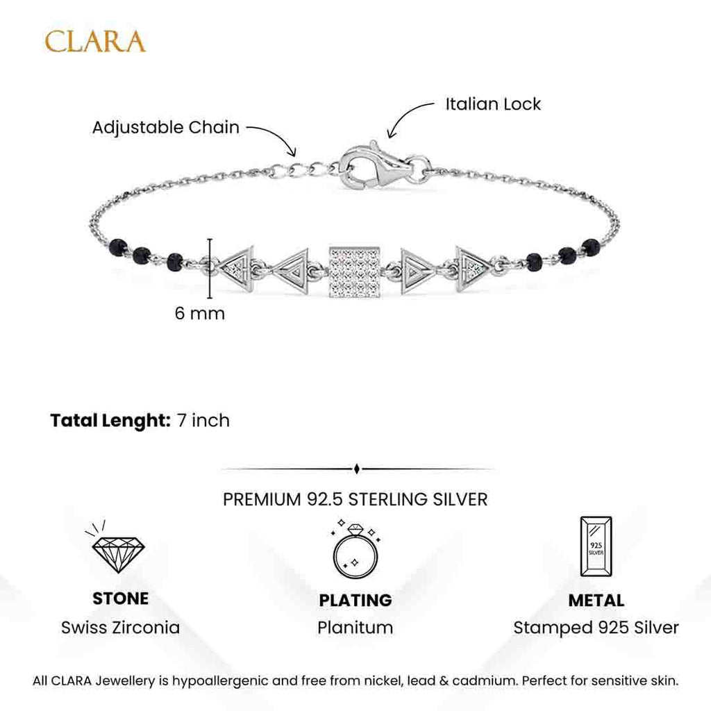 Silver Mangalsutra Bracelet