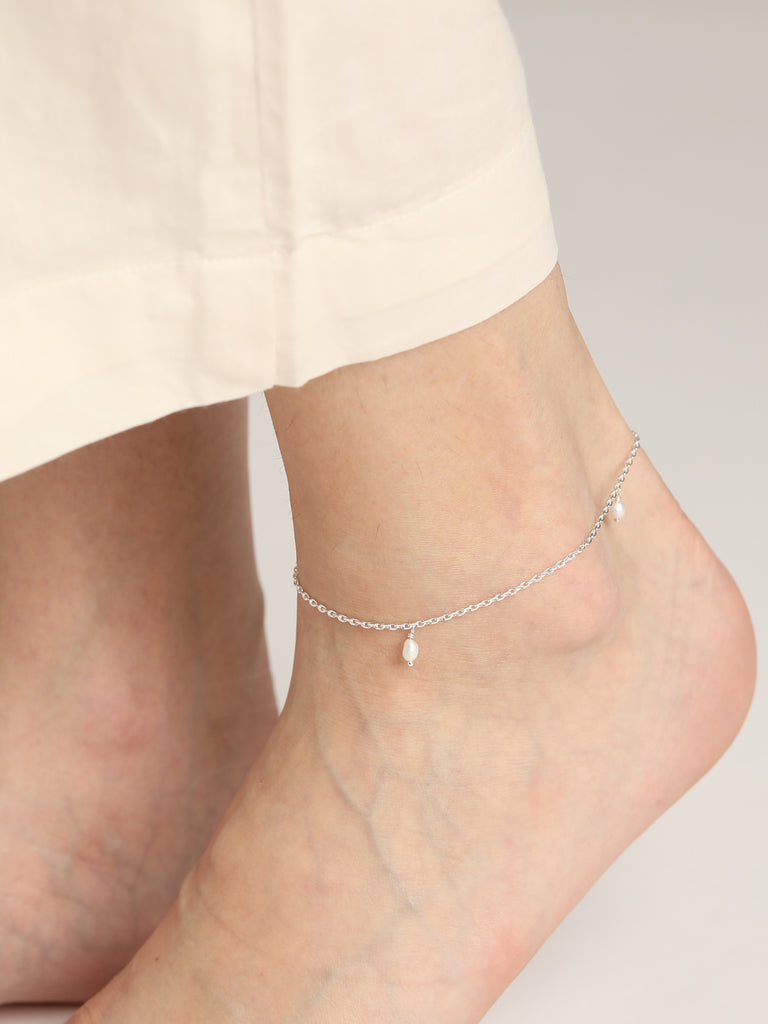 Buy 100% Real 925 Silver Anklets/ Payal for Women Girls – CLARA