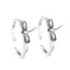 CLARA 925 Sterling Silver Butterfly Toe Rings Pair 