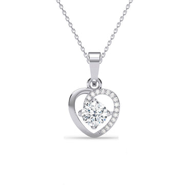 Silver Zola Heart Pendant Chain