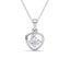 Silver Zola Heart Pendant Chain 