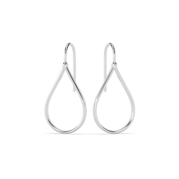 Silver Tica Dangler Earrings