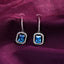 CLARA 925 Sterling Silver Azul Earrings 