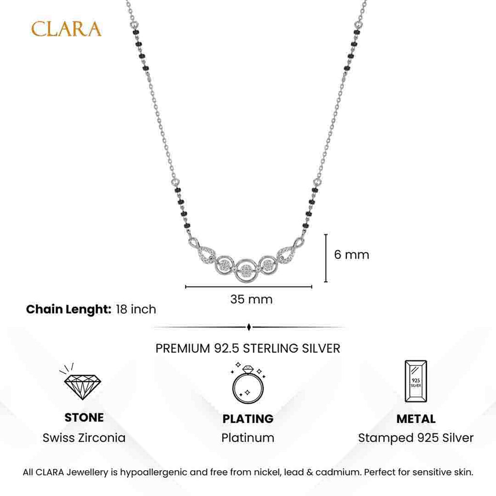 Silver Hiral Mangalsutra