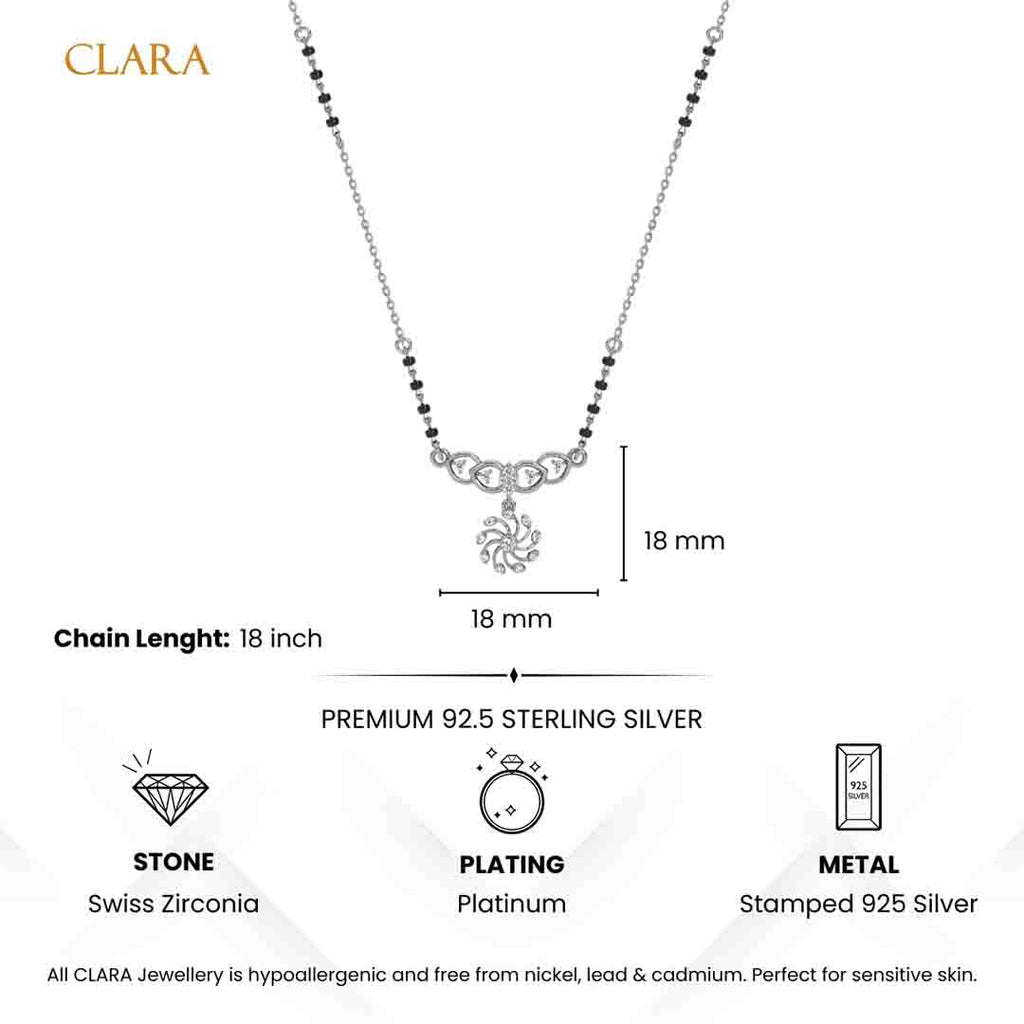 Silver Pranavi Mangalsutra