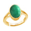 CLARA Certified Original Emerald Panna Gemstone 3.25 to 10.25 ratti or 3 to 9.3 carat Panchdhatu adjustable Ring for Men & Women