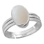 Certified Opal 3.9cts or 4.25ratti 92.5 Sterling Silver Adjustable Ring