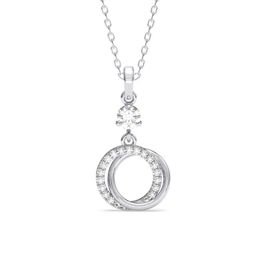 Silver Circle of Joy Pendant Chain