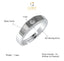 CLARA Pure 925 Sterling Silver Rocco Adjustable Ring Gift for Women and Girls | Partial Matte Finish