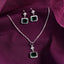 CLARA 925 Sterling Silver Bianca Pendant Earring Chain Jewellery Set Rhodium Plated, Swiss Zirconia Gift for Women & Girls