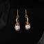 Silver Ceci Solitaire Dangle Drop Earrings