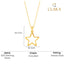 Silver Azra Star Pendant Chain Necklace