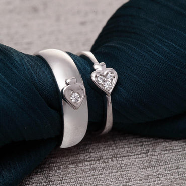 Silver Spade Couple Band