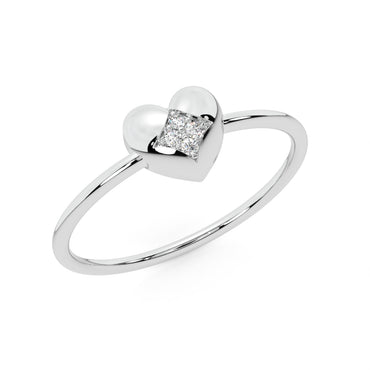CLARA 925 Sterling Silver Love Ring 