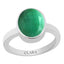 Certified Emerald Panna Elegant Silver Ring 5.5cts or 6.25ratti