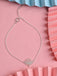 Silver Lotus Anklet Payal ( Single ) Chain