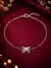 Silver Ela Butterfly Anklet Payal (Single)