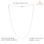 Silver Designer Men Chain Necklace in 24 inches