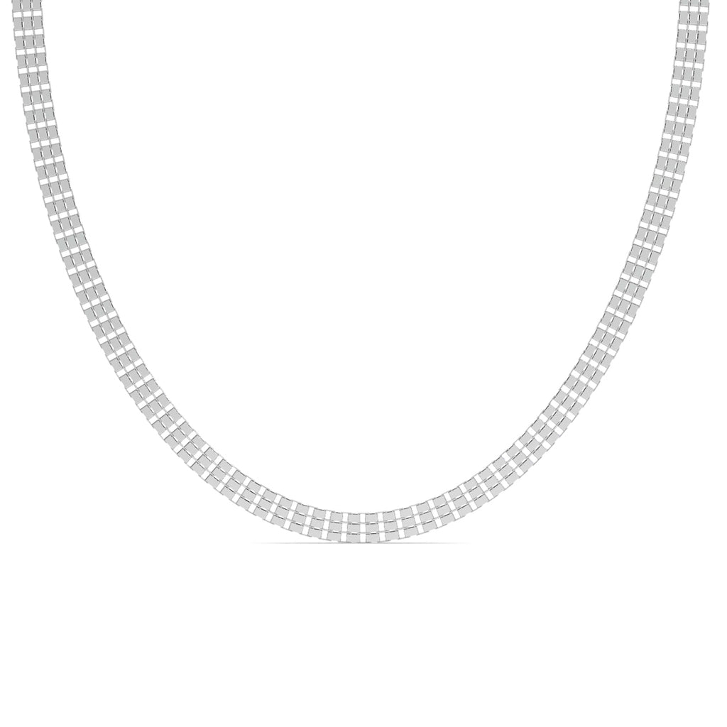 Silver Magnus Men Chain Necklace in 24 inches