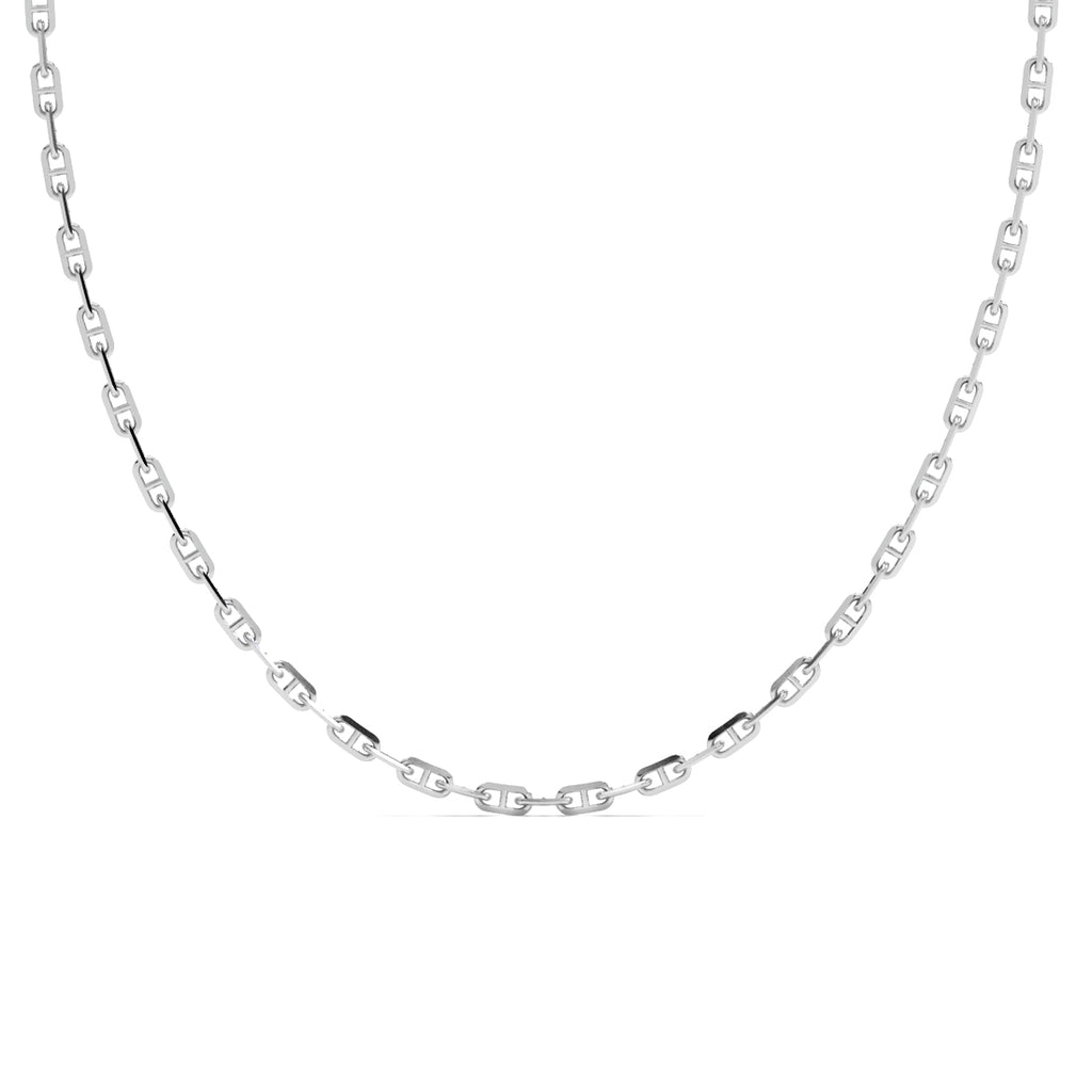 Silver Soren Men Chain Necklace in 24 inches