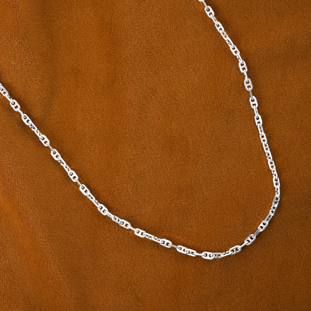 Silver Soren Men Chain Necklace in 24 inches