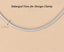 Silver Snake Chain Necklace in 20 24 28 inches