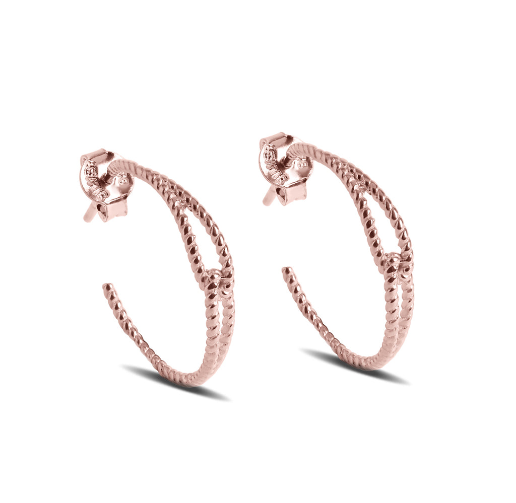 Silver Rada Hoop Earrings