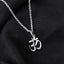 Silver Shine Om Men Pendant Necklace with Chain or without Chain