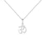 Silver Shine Om Pendant Chain