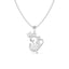 Silver Om Trishul Men Pendant Necklace with Chain or without Chain