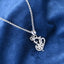 Silver Om Trishul Men Pendant Necklace with Chain or without Chain