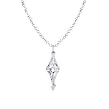 Silver Marzell Men Pendant Necklace with or without chain