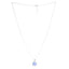 Silver Created Opal Men Pendant Necklace with Chain or without Chain