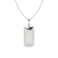 Silver Otto Men Pendant Necklace with Chain or without Chain