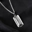 Silver Otto Men Pendant Necklace with Chain or without Chain