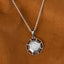 Silver Sergio Men Pendant Necklace with Chain or without Chain