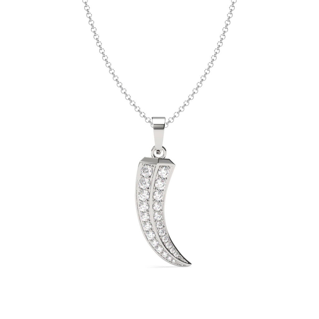 Silver Katar Men Pendant Necklace with Chain or without Chain