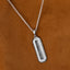 Silver Benicio Men Pendant Necklace with Chain or without Chain