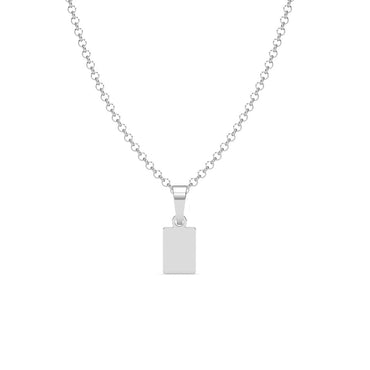 Silver Isidor Men Pendant Necklace with Chain or without Chain