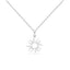 Silver Sun Pendant Chain