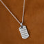 Silver Wave Men Pendant Necklace with Chain or without Chain