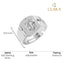 Silver Trishul Men Ring