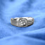 Silver Om Men Ring