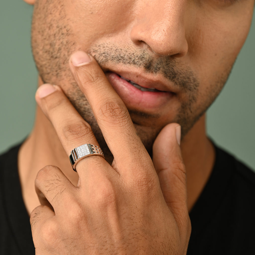 Silver Leon Men Ring