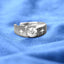 Silver Star Solitaire Men Ring